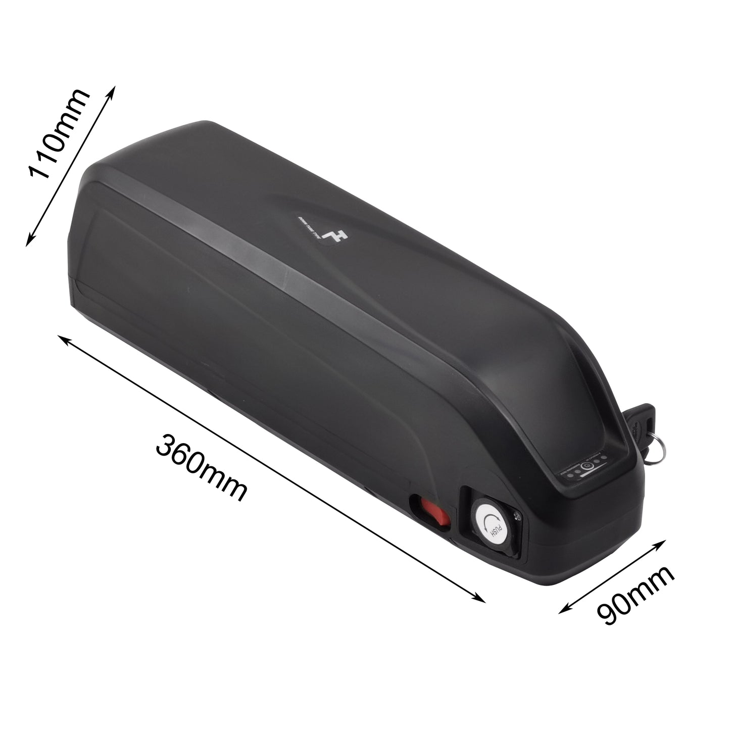 Canada Stock 48V17.5AH Hailong ebike battery LG18650 A grade cell 45A BMS support 2000W motor included 2A charger