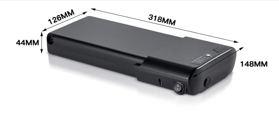 UK stock 36V14Ah Rear Rack ebike battery for Season Ansman MIFA Viking Lectro Panasonic cell 25A BMS support 900W motor included 2A charger