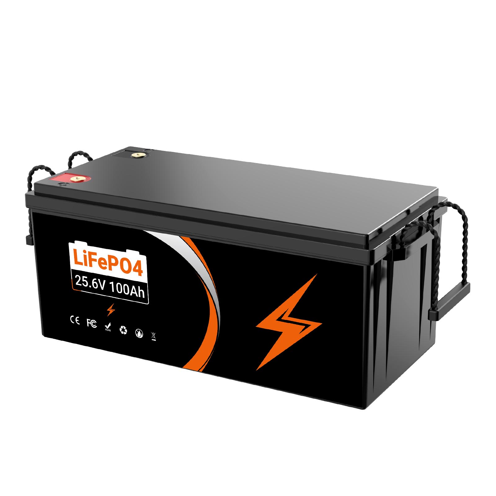 25.6V 100Ah Lifepo4 Battery for Caravans, Camping, Solar Home Systems, Boats