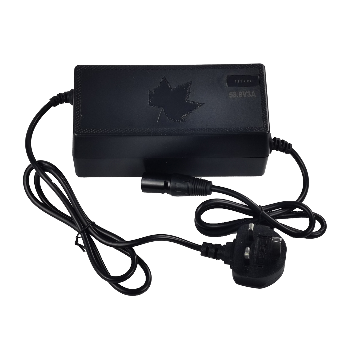 UK stock 58.8V4A li-ion battery charger for 52V battery